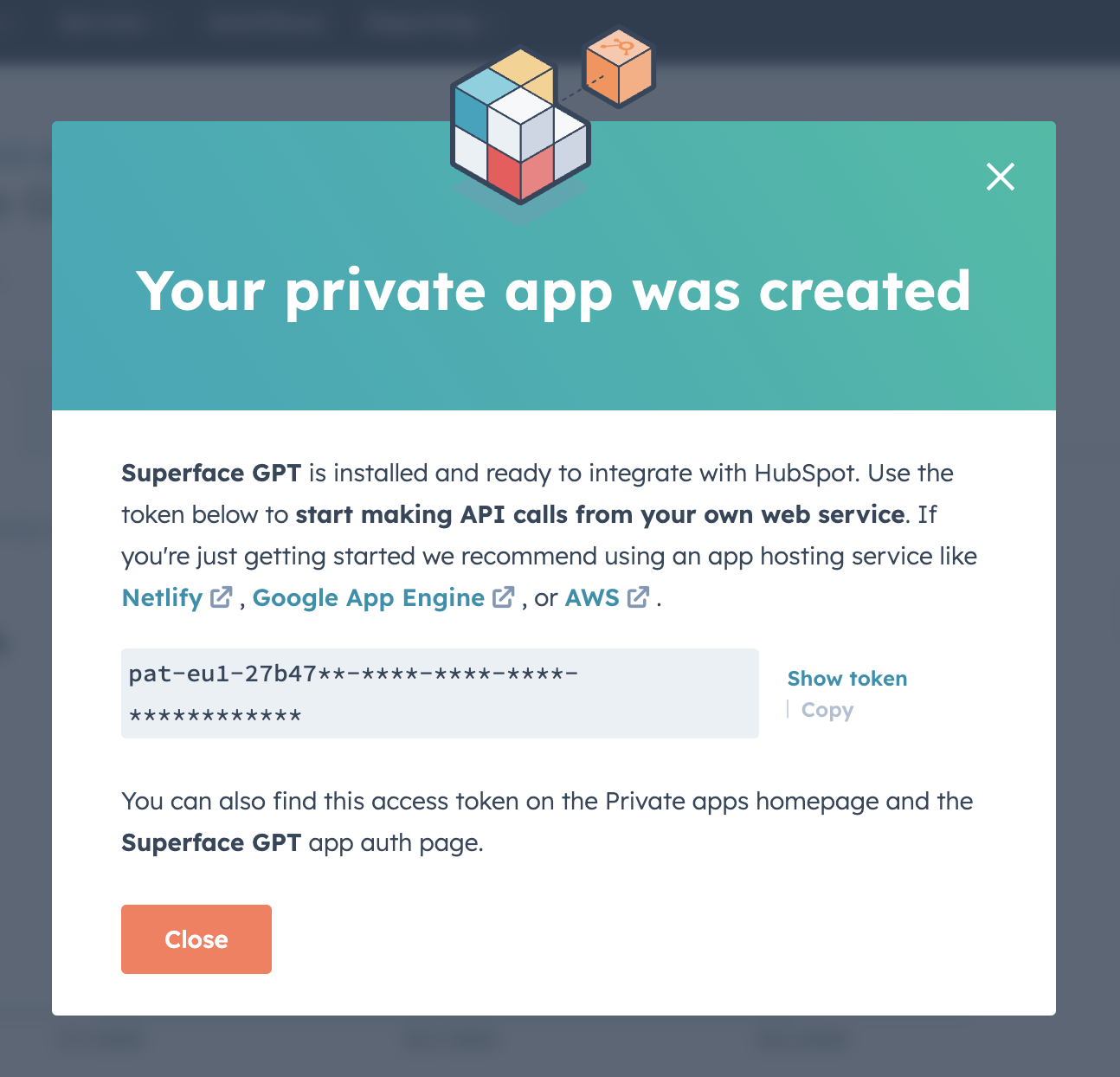 The CRM Scope settings in HubSpot