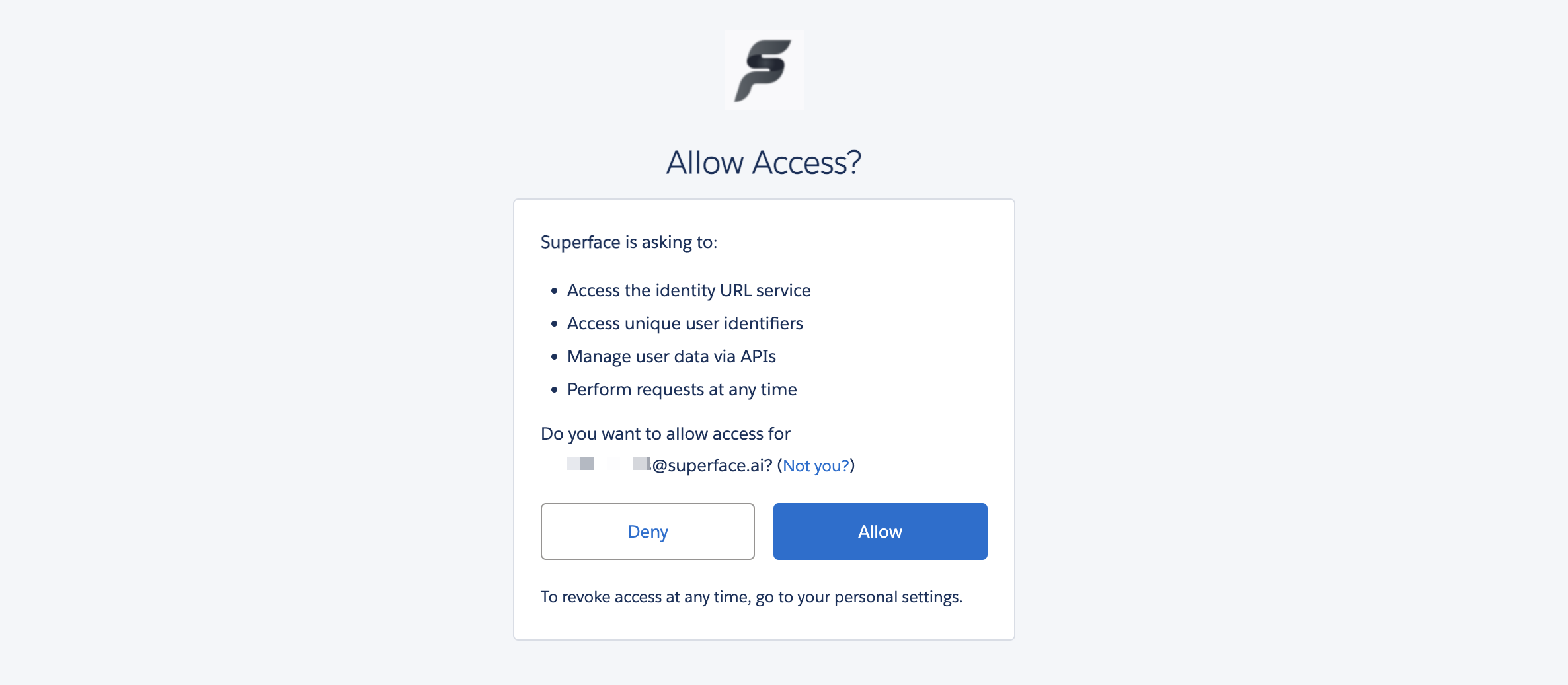 The Salesforce authentication flow